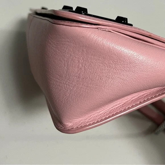 FURLA Diana Leather Chain Strap Bag in Pink - Picture 9 of 16